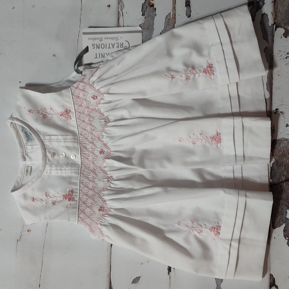 Friedknit Creations By Feltmant Brothers Smocked Dress 3m - Picture 8 of 8